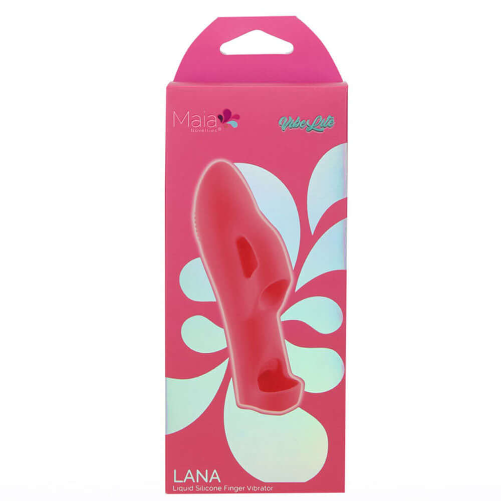 Maia LANA - Red - Red USB Rechargeable Finger Stimulator